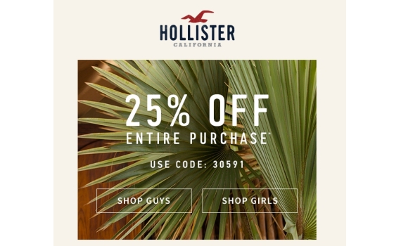 Hollister US 75折