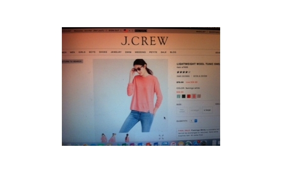 Super cheap but great quality sweater from J Crew