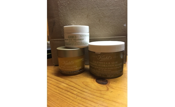 Kiehl's eye cream, facial cream & masque