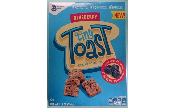 Tiny Toast Blueberry Cereal