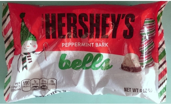 Hershey's Peppermint Bark Bells 