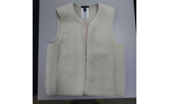 J Crew collection shearling vest