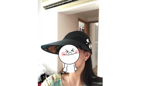 拼花防UV Hat