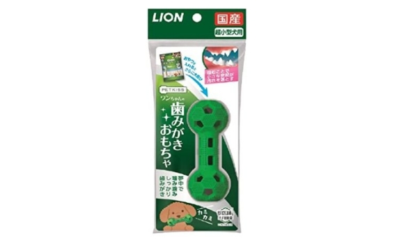 ​LION 獅王 PETKISS 軟橡膠潔齒玩具