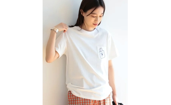 BEAMS BOY / Logo Pocket T-shirt  