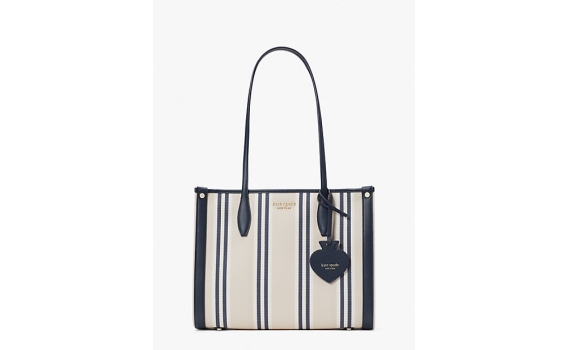 Market Striped Canvas Medium Tote