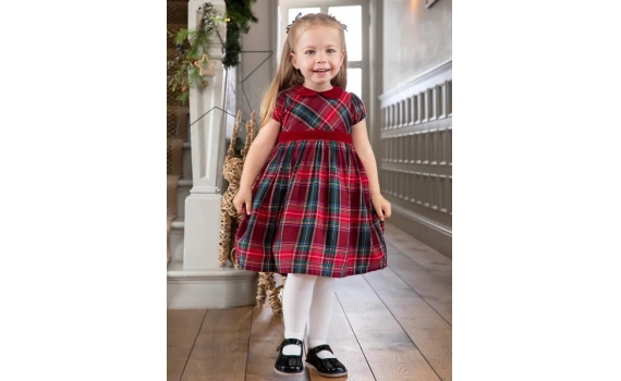 TARTAN PARTY DRESS