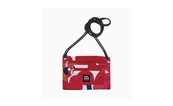 marimekko 紅色 travel bag