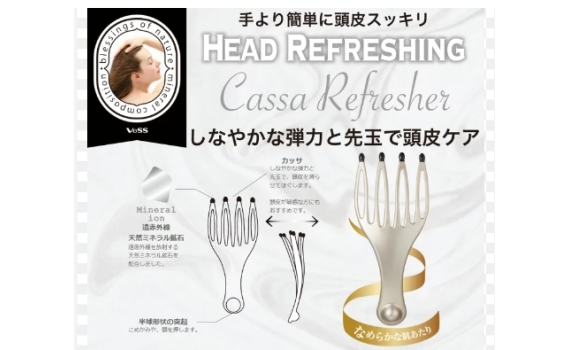 日本製 VESS HEAD REFRESHING 遠紅外線頭皮護理紓壓按摩梳